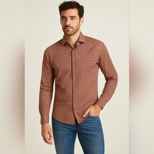 NWOT Men's ZNT18 Shirt, 14.5, Red